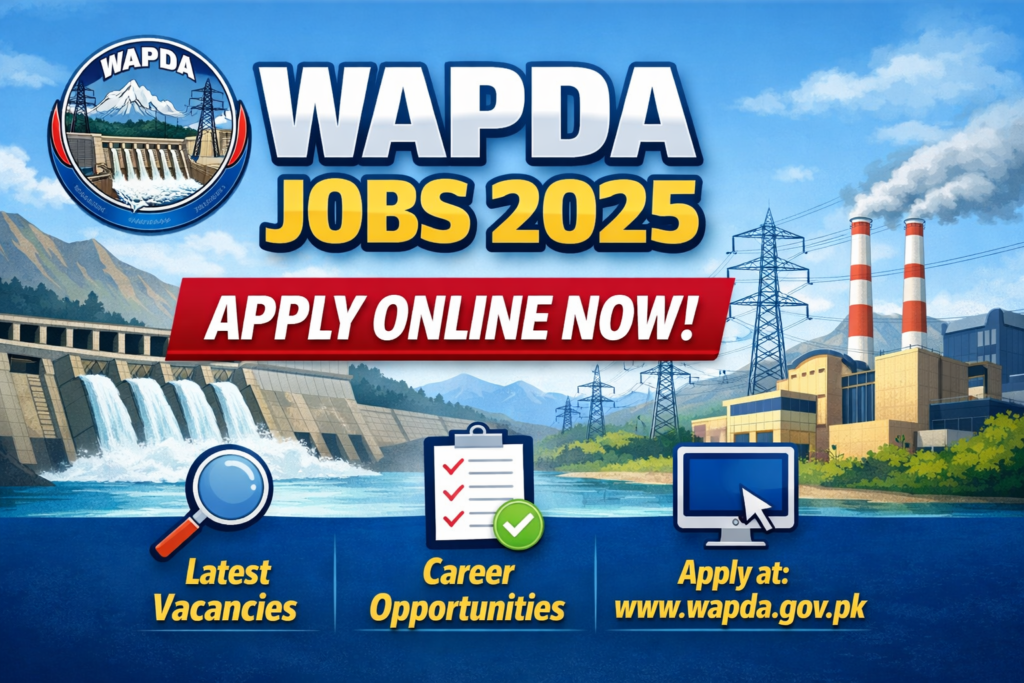 WAPDA Jobs 2025 Apply Online Now