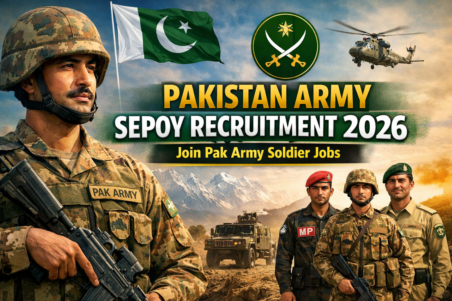 Pakistan Army Sepoy Recruitment 2026