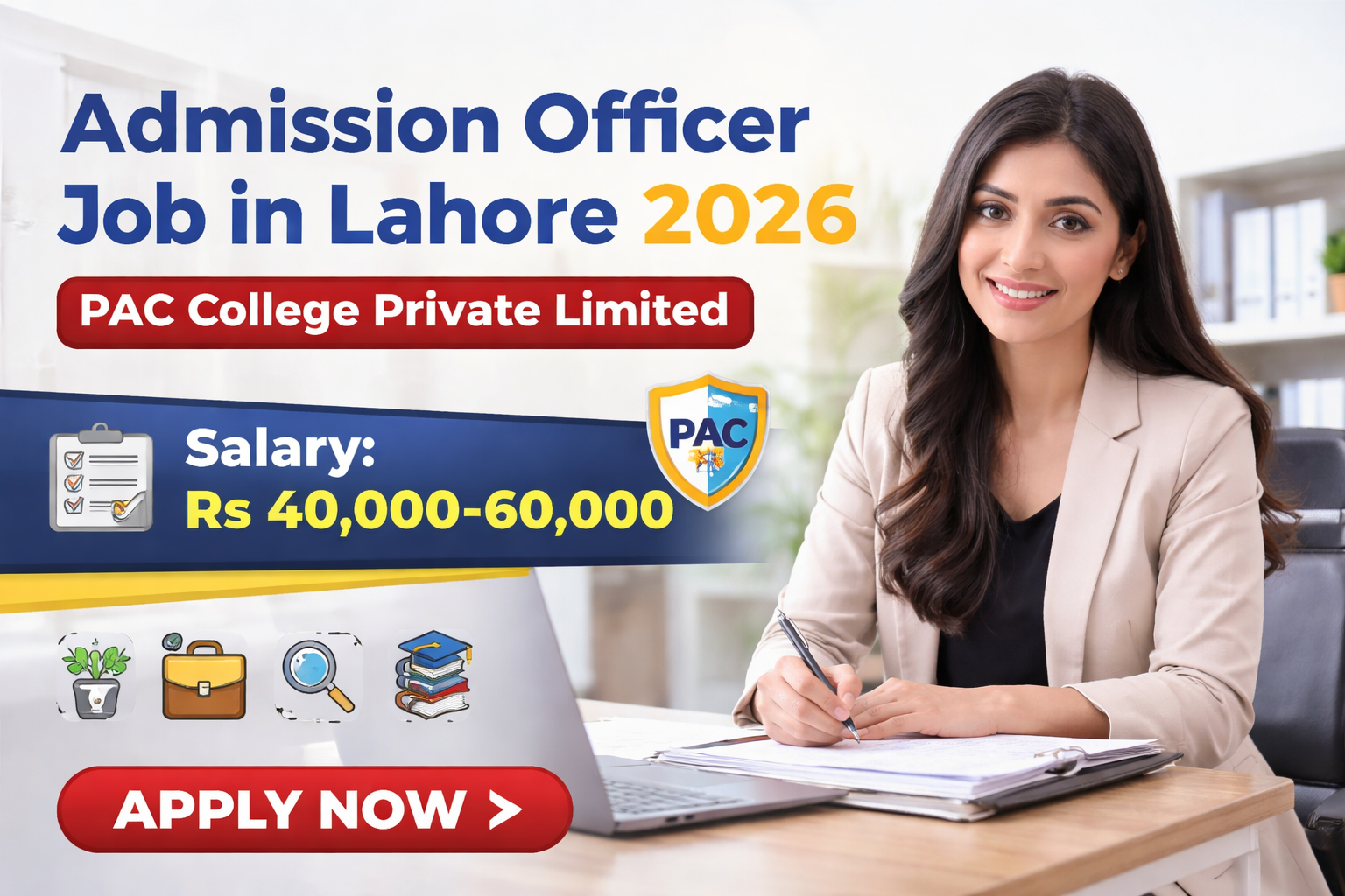 Admission Officer Job in Lahore 2026