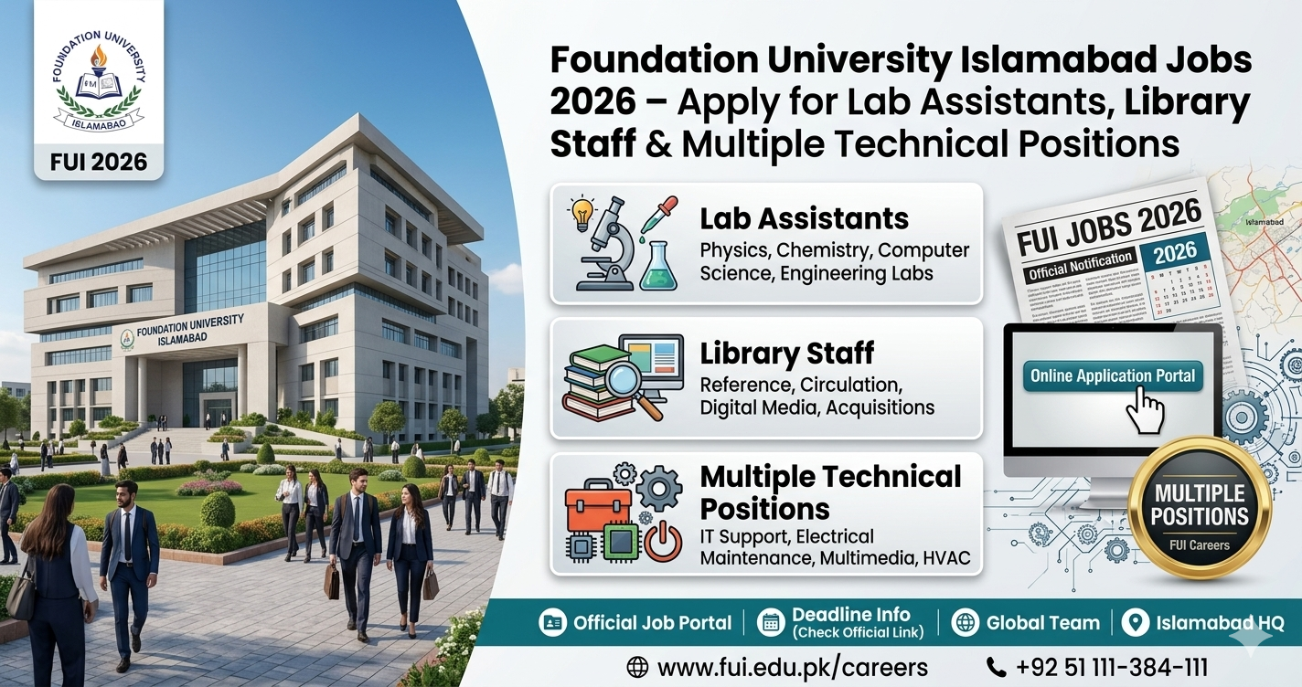 Foundation University Islamabad Jobs 2026