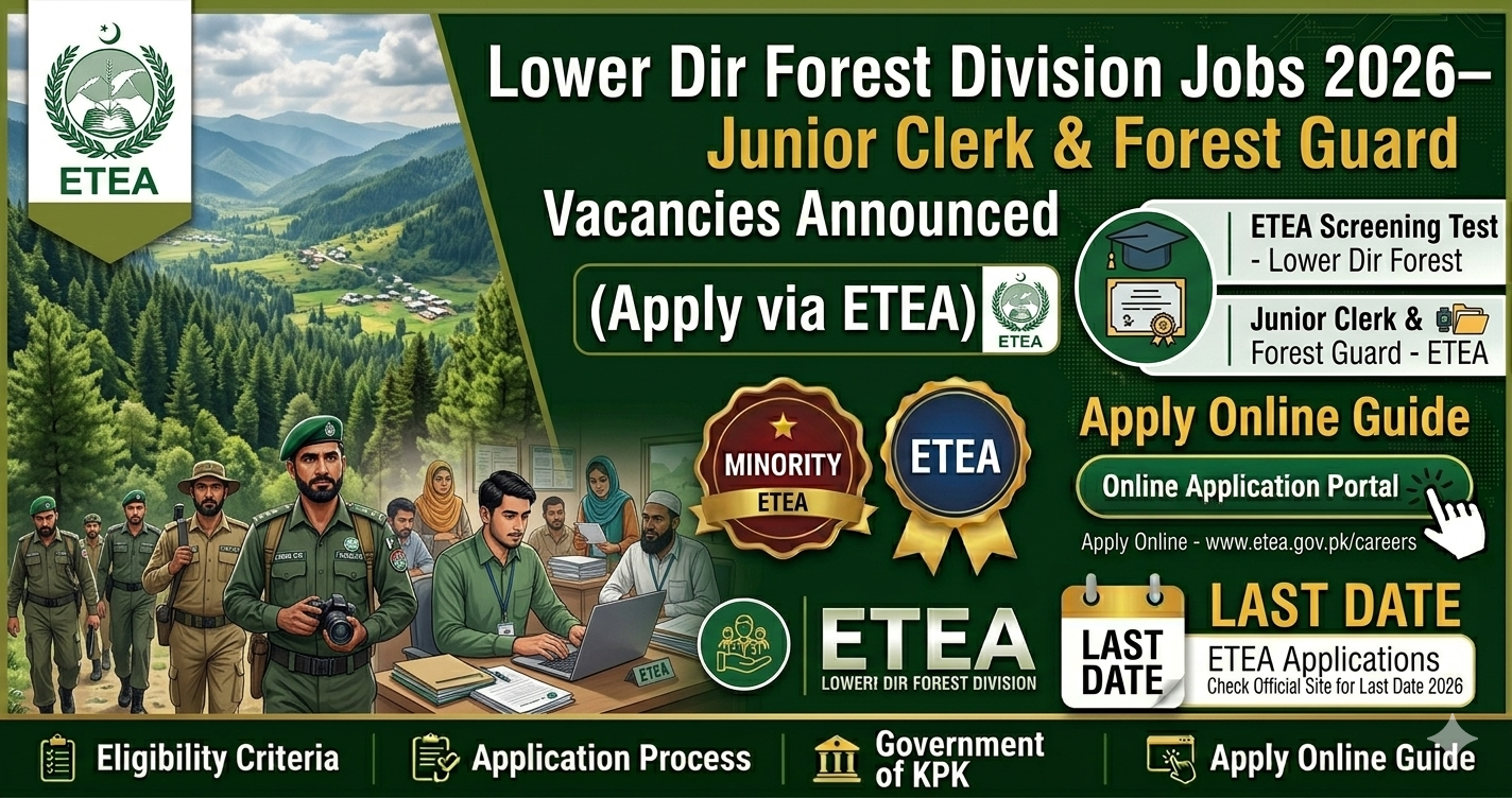 Lower Dir Forest Division Jobs 2026