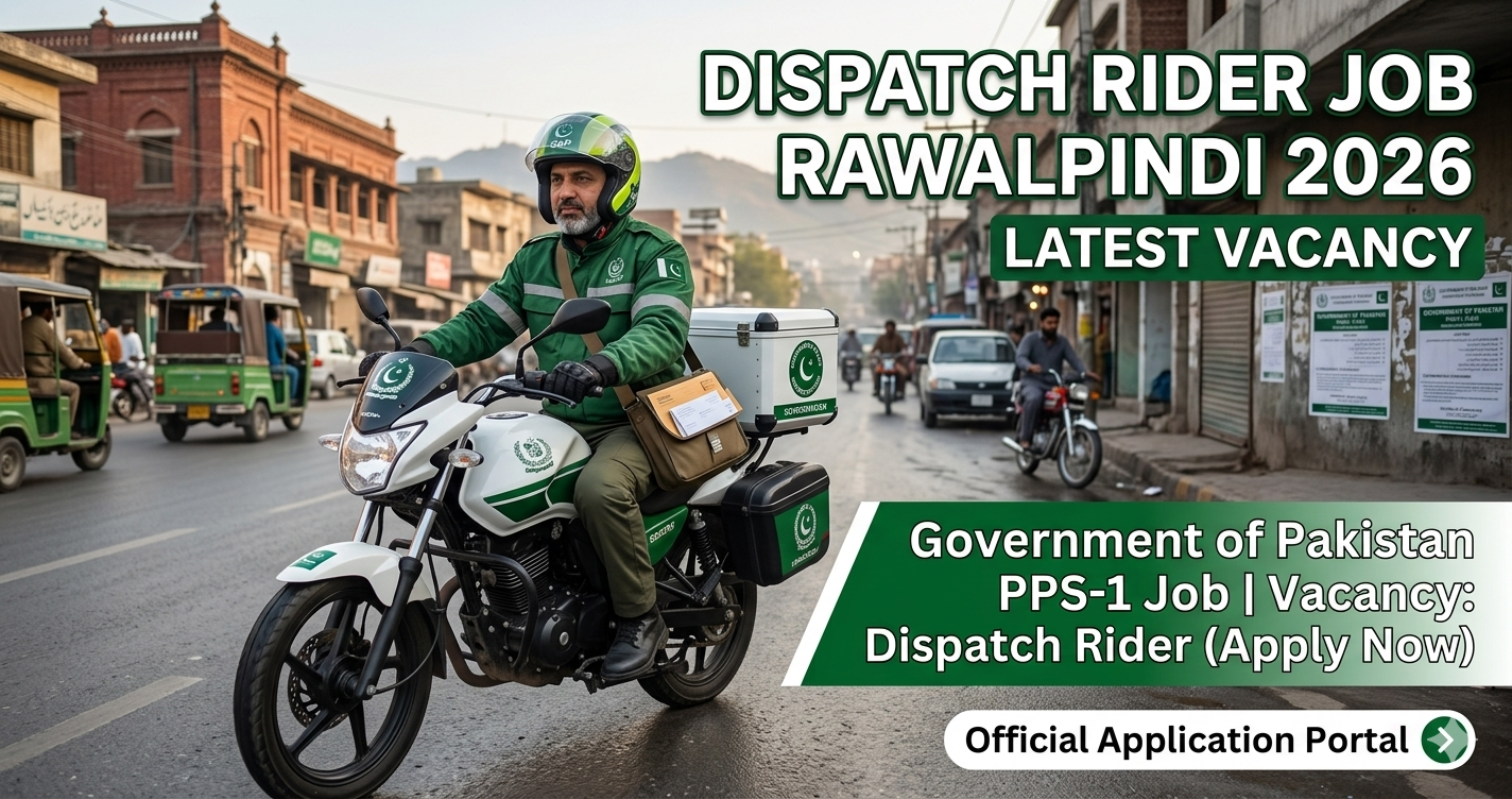 Dispatch Rider Job Rawalpindi