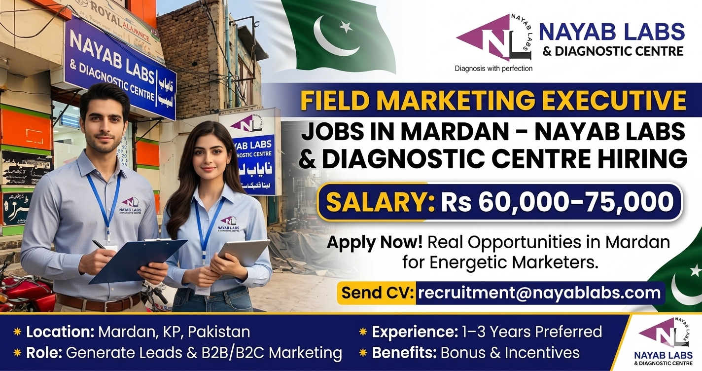 Field Marketing Executive Jobs in Mardan