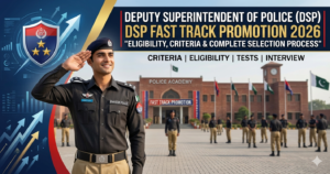 Deputy Superintendent of Police DSP Fast Track Promotion 2026