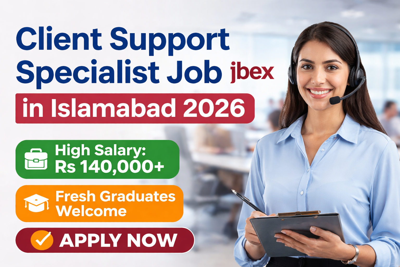 Client Support Specialist Job in Islamabad 2026