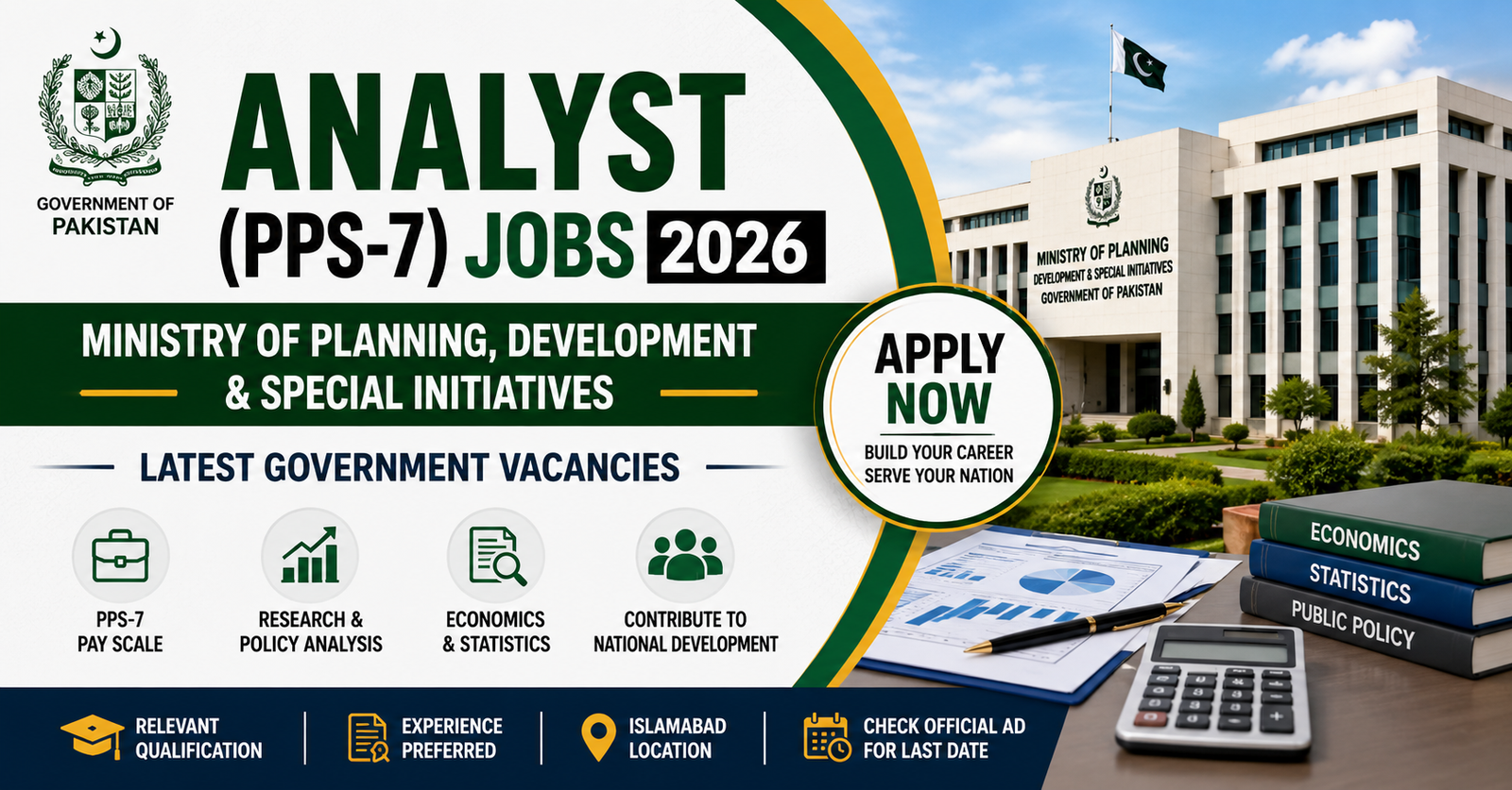Analyst PPS-7 Jobs Pakistan 2026