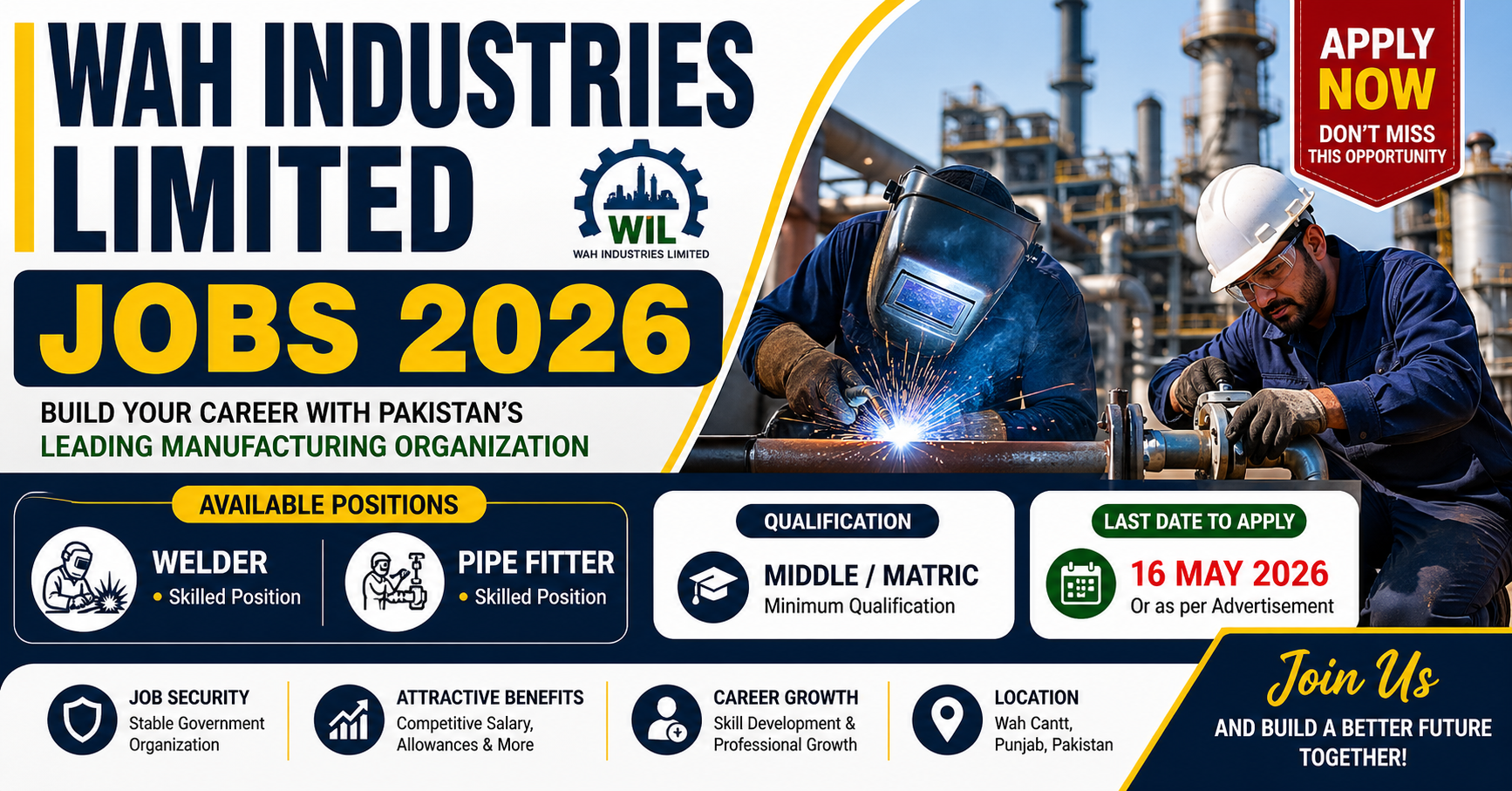 Wah Industries Limited Jobs 2026