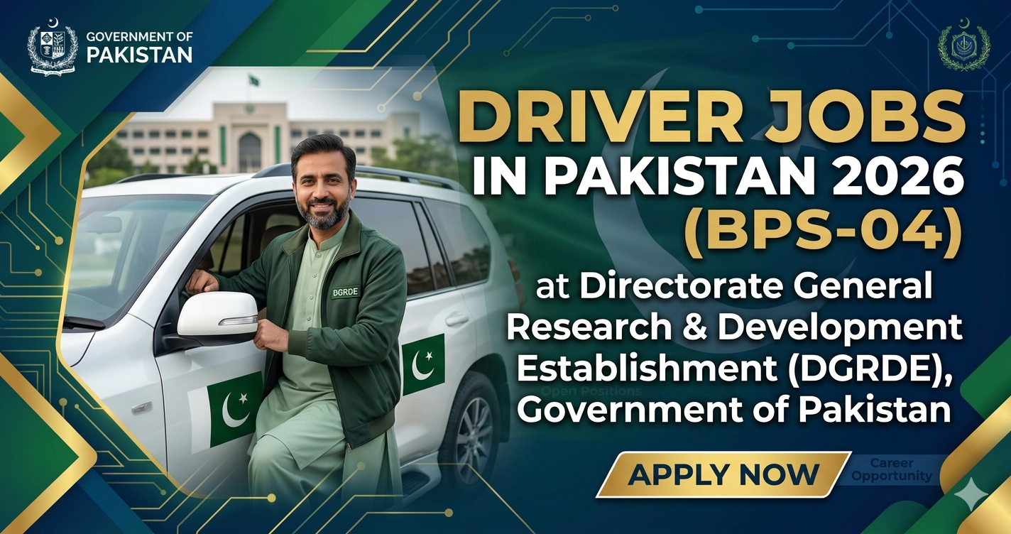 Driver Jobs in Pakistan 2026