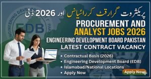 Procurement and Contracts Analyst Jobs 2026