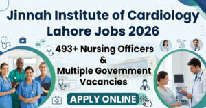 Jinnah Institute of Cardiology Lahore Jobs 2026